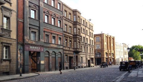 Set de rodaje de la serie Babylon Berlin en Potsdam-Babelsberg, 2016. / Wikipedia