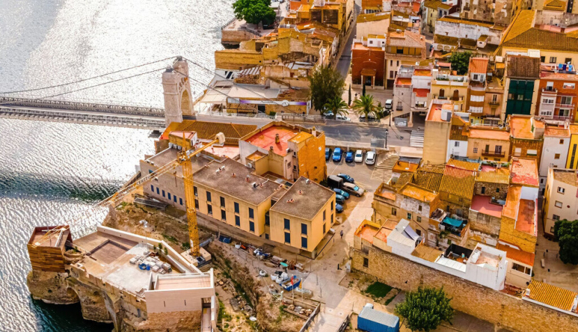 Vista de la localitat d'Amposta, a les Terres de l'Ebre. Alexey Fedorenko/Shutterstock