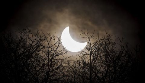 Imagen de un eclipse solar. EFE/Archivo