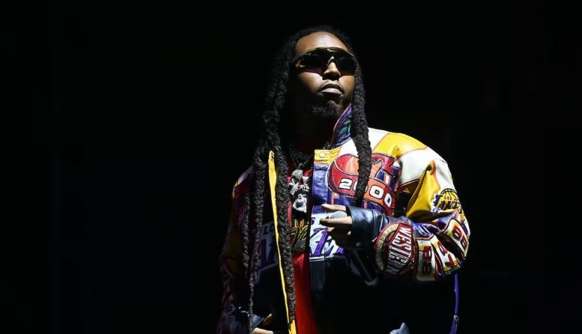 Takeoff performs onstage in Atlanta on Oct. 8, 2022. He was killed less than a month later. Paras Griffin/Getty Images