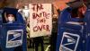 Protesters in support of counting all the mail-in votes gather outside of the Philadelphia Convention Center on Nov. 6, 2020. Chris McGrath via Getty Images