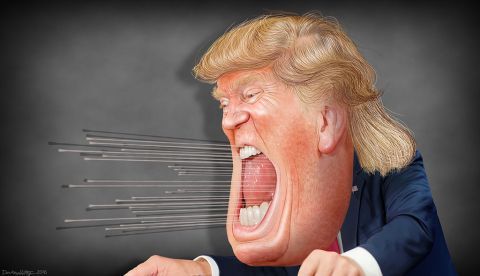Donald Trump en una imagen de DonekyHotey vía flickr.