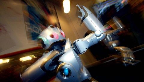 Imagen de Archivo de un robot de Sony en una feria de tecnología. EFE EFE/Archivo