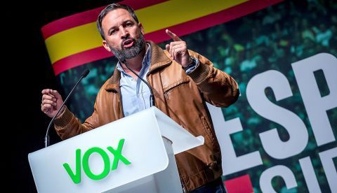El líder de VOX, Santiago Abascal, en una imagen de archivo.