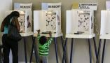 All adult citizens who have not been convicted of a crime have the right to vote in federal and state elections. Irfan Khan/Los Angeles Times via Getty Images