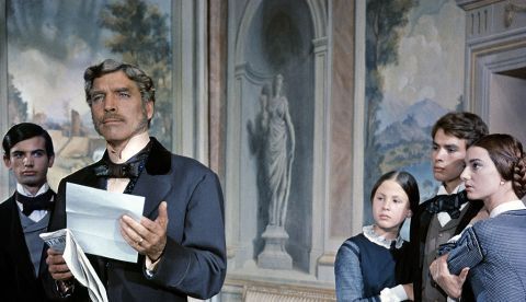 El actor estadounidense Burt Lancaster en una escena de la película El Gatopardo (The Leopard), dirigida por el italiano Luchino Visconti, 1963.