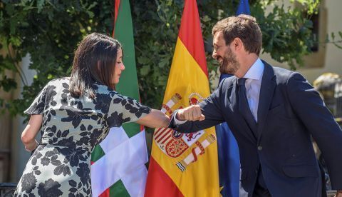 Inés Arrimadas y Pablo Casado en una imagen de archivo.