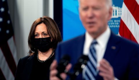 El presidente de Estados Unidos, Joe Biden, y la vicepresidenta Kamala Harris, en una imagen de archivo.