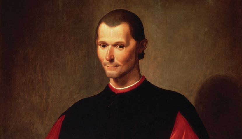 Retrato de Nicolás Maquiavelo por Santi di Tito.