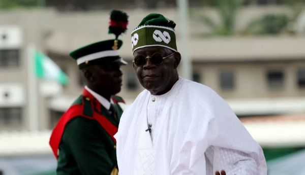 Bola Ahmed Tinubu arrives to attend his swearing-in ceremony at Eagle Square venue, Abuja, on May 29, 2023. Emmanuel Osodi/Anadolu Agency via Getty Images