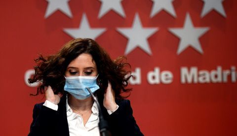 La presidenta en funciones y candidata del Partido Popular a la Comunidad de Madrid, Isabel Díaz Ayuso.