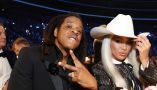 Beyoncé and her husband, Jay-Z, at the 66th Grammy Awards on Feb. 4, 2024, in Los Angeles. Kevin Mazur/Getty Images
