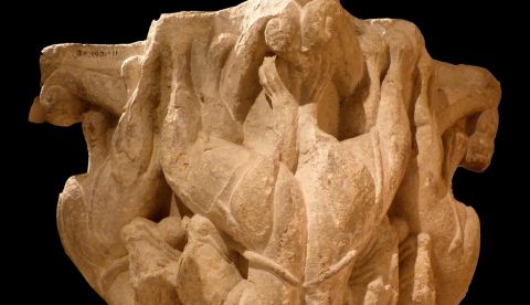Desvelada la aparición de un nuevo capitel de la catedral Jaca en Pensilvania