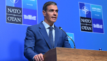 El presidente del Gobierno, Pedro Sánchez, comparece en rueda de prensa ante los medios de comunicación al término de la Cumbre de la OTAN. | Pool Moncloa/Borja Puig, Pool OTAN y Pool Presidencia Turquía. Complejo Presidencial de Beştepe, Ankara (República de Turquía) - 8.7.2026