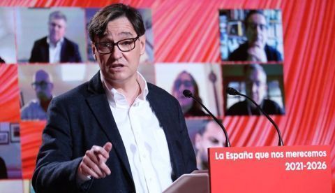 Salvador Illa durante el Comité Federal del PSOE que se celebra en Barcelona / PSC (PSC)