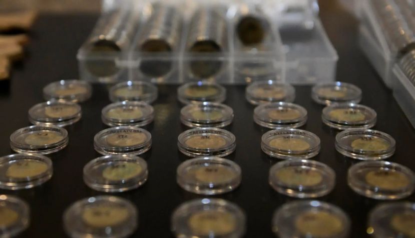 Un tesoro de 473 monedas de la época tardoromana para el Museo de Ciudad Real
