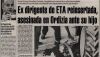 Portada del diario ‘El Correo’ (11 de septiembre de 1986). Diario 'El Correo'., FAL