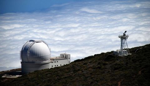 Fotografía de archivo del Observatorio de Los Muchachos en La Palma. EFE/Miguel Calero