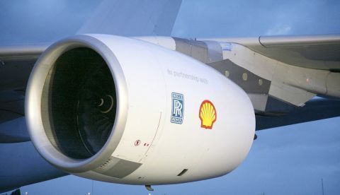 Imagen del motor de un avión Airbus A380. EFE/AIRBUS/Archivo