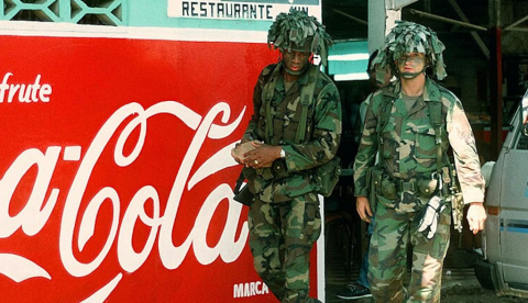 La invasión estadounidense de Panamá en 1989 podría considerarse una aplicación del corolario Roosevelt a la doctrina Monroe. Wikimedia Commons
