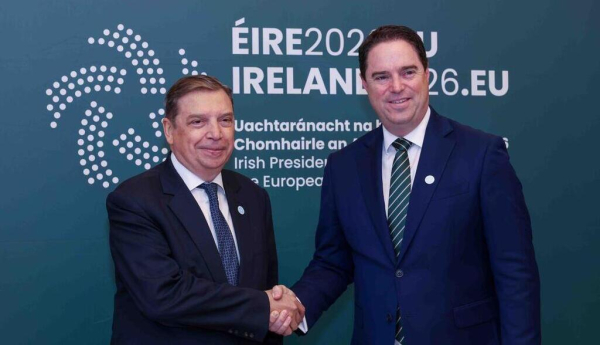 El ministro de Agricultura, Pesca y Alimentación, Luis Planas, durante el Consejo informal de Ministros de Pesca de la Unión Europea, celebrado en Cork (Irlanda). / © lamoncloa.gob.es. Ministerio de la Presidencia.