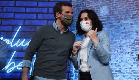 Isabel Díaz Ayuso y Pablo Casado en una imagen de archivo.