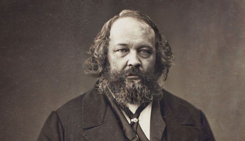 Fotografía de Bakunin tomada por Gaspard-Félix Tournachon.
