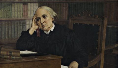 Retrato de la abogada y escritora, Concepción Arenal (1820-1893), pintado por Vicente Díaz y González.