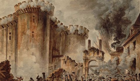 Prise de la Bastille (1789), de Jean-Pierre Houël. / WIkipedia.