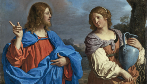 Jesús y la samaritana en el pozo, hacia 1640-1641 Óleo sobre lienzo. 116 x 156 cm. Museo Nacional Thyssen-Bornemisza, Madrid 