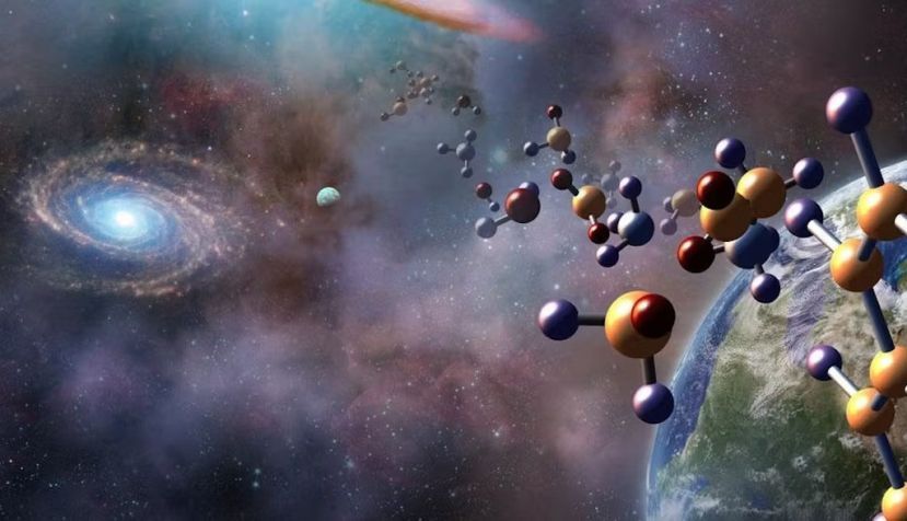 Recreación del origen de la vida en el universo. NASA/Jenny Mottar , CC BY-SA