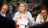 La ministra de Educación, Formación Profesional y Deportes, Milagros Tolón, durante el encuentro con directivos. / © lamoncloa.gob.es. Ministerio de la Presidencia.