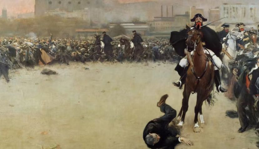 La carga (Ramón Casas, 1899). Wikimedia Commons / Museo Reina Sofía