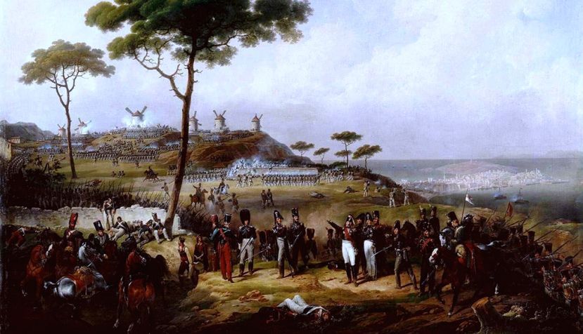Episodio de la intervención francesa en España en 1823 (1828), por Hippolyte Lecomte (Palacio de Versalles). / Wikipedia