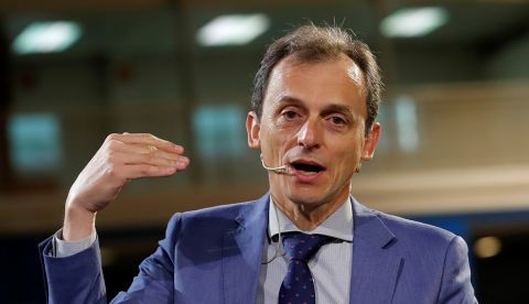 El ministro de Ciencia, Innovación y Universidades en funciones, Pedro Duque, interviene este jueves en la jornada de trabajo sobre "Misiones en horizonte Europa: diseño e impacto por y para la sociedad española" en el marco de la cumbre del clima en Madrid. EFE/ Chema Moya