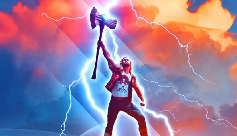 Cartel de la película Thor: love and thunder (Marvel Studios, 2022). Marvel