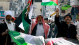 Manifestation à Amman, capitale de la Jordanie, le 14 février 2025, contre la proposition de Donald Trump de prendre le contrôle de la bande de Gaza et de déplacer plus de deux millions de Palestiniens hors du territoire. KhalilMazraawi/AFP