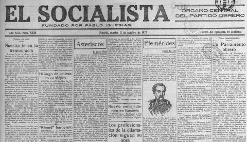 La democracia para el socialismo español en 1927
