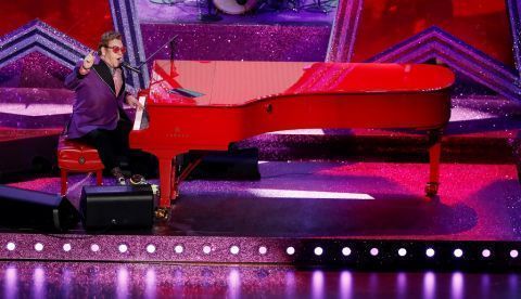 Elton John performs during the 92nd annual Academy Awards ceremony at the Dolby Theatre in Hollywood, California, USA, 09 February 2020. EFE/EPA/ETIENNE LAURENT