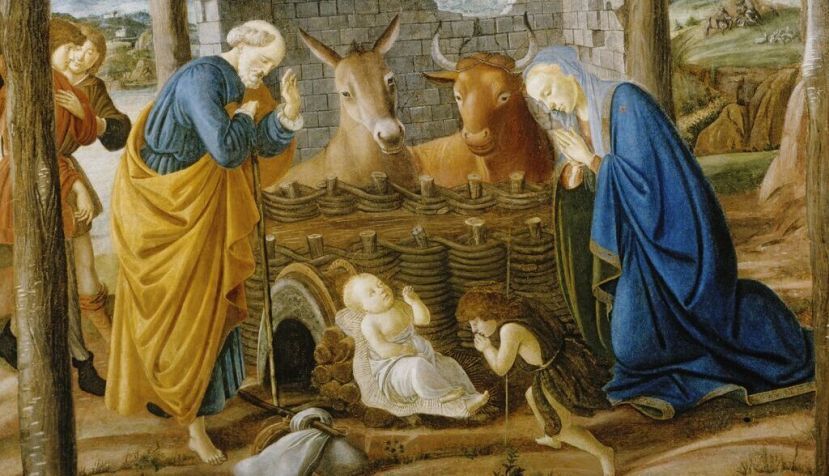 Natividad de Jesús, de Botticelli (c. 1473–1475). / Wikipedia.