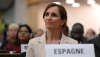 La ministra de Sanidad, Mónica García, durante su intervención en el 79º Plenario de la Asamblea Mundial de la Salud en Ginebra. / © lamoncloa.gob.es. Ministerio de la Presidencia.