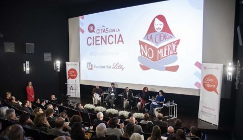 Imagen del acto "Cita con la Ciencia 18", facilitada por la Fundación Lilly 