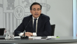 El ministro de Asuntos Exteriores, Unión Europea y Cooperación, José Manuel Albares, durante la rueda de prensa tras el Consejo de Ministros | Moncloa/Carlos Herrero