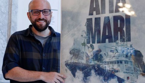 El director de la película "Aita Mari", Javi Julio.