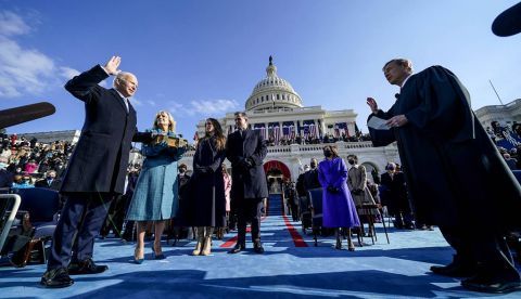 Joe Biden se convierte en el presidente 46 de los Esado Unidos.