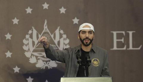 El presidente de El Salvador, Nayib Bukele.