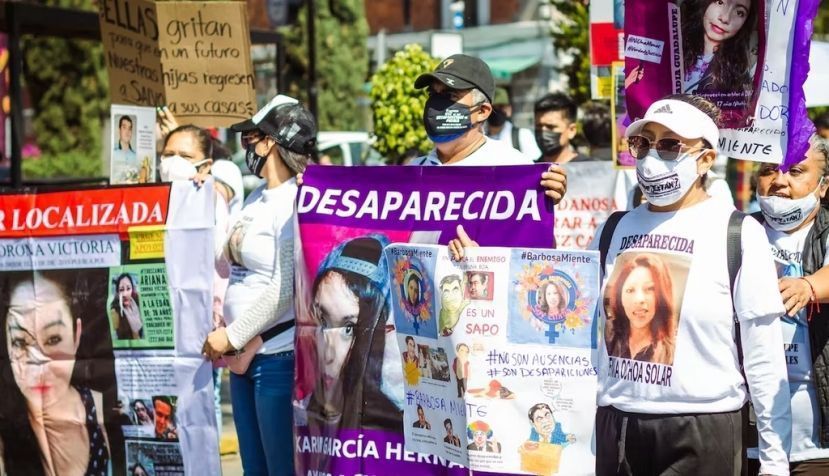 Manifestación del 8 de marzo de 2022 en Puebla (México). Shutterstock / Alejandro_Munoz