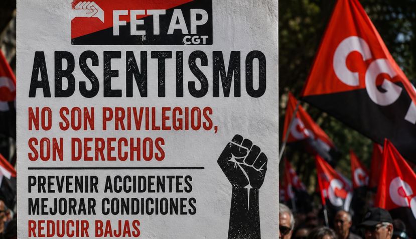 FETAP-CGT reclama un debate basado en estadísticas oficiales y recuerda que la mejor forma de reducir las bajas laborales es prevenir los accidentes de trabajo