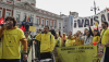 Manifestación de educadores de primera infancia en la Puerta del Sol (Madrid), en huelga indefinida en la Comunidad de Madrid desde el pasado 7 de abril. Eugerrigo/Shutterstock