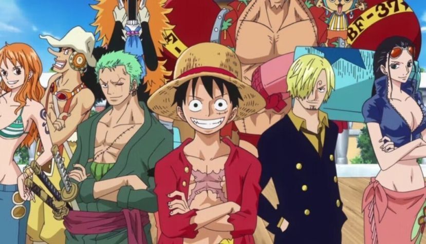 Monkey D. Luffy, el próximo Rey de los Piratas y su tripulacion.